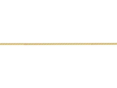 Cadena De Eslabones Extra Fina 0,60mm, Gold Filled