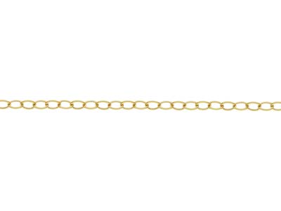 Cadena De Eslabones Forat 2,20mm,goldfilled