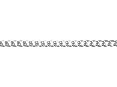 Cadena De Eslabones De 2,8mm, Longitud De 1 Metro, Plateada
