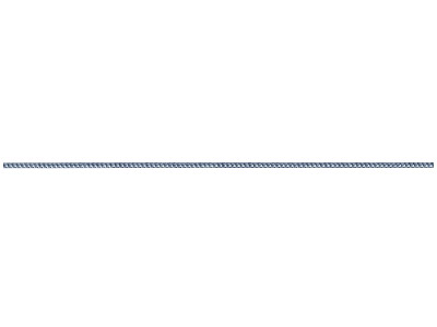 Cadena De Eslabn Cable 1mm, Plata925