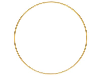 Pulsera Brazalete 1.30mm, 63mm, Oro Laminado