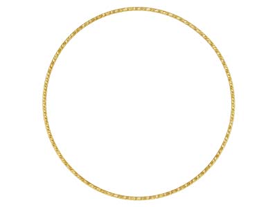 Brazalete Apilable De Oro Laminado, Alambre Brillante De 1,3 MM