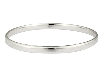 St Sil Bangle 5.4mm Wide Hm