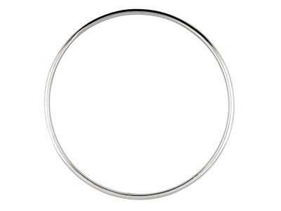 Pulsera Brazalete 5,4 mm, 65 mm, Plata 925 - Imagen Estandar - 2