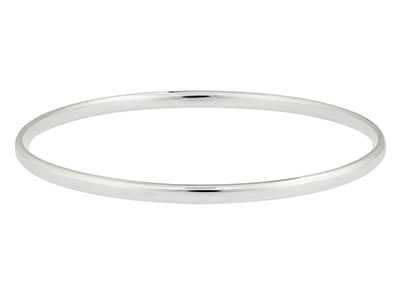 Pulsera Brazalete 3,5mm, 65mm, Plata 925