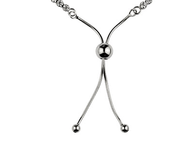 Pulsera Tennis Con Circonitas Transparentes, 24 cm, Plata 925 Cm - Imagen Estandar - 2