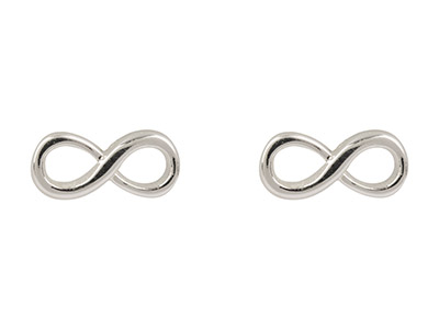 Pendientes Infinito, Plata 925