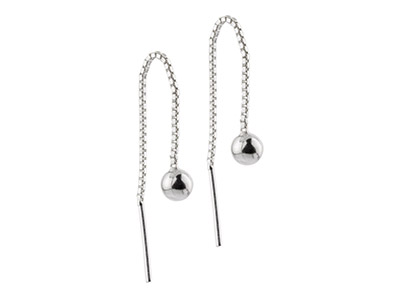 Pendientes-De-Cadena-Y-Bola-De-----4 ...