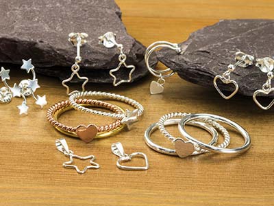 Pendientes Corazón Calado, Plata 925 - Imagen Estandar - 3