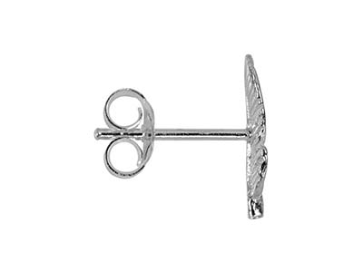 Pendientes Pluma 10,70 Mm, Plata 925 - Imagen Estandar - 3