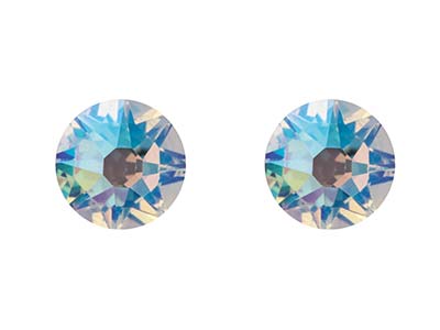 Pendientes De Cristal De 6 mm, Plata 925 - Imagen Estandar - 1