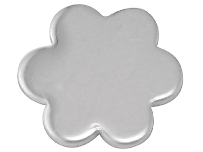 Pieza En Bruto De Flor Con 6 P{talos, 9,3 mm, Plata 925 Recocida, Bolsa De 20 , 100% Plata Reciclada - Imagen Estandar - 1