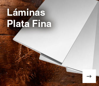 Láminas plata fina